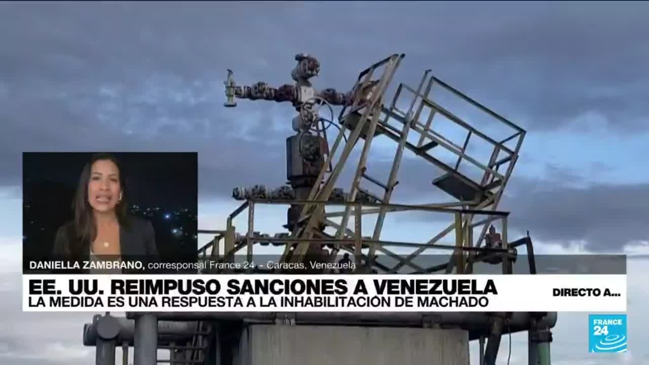 Directo a... Caracas y la reimposición de sanciones de EE. UU. a Venezuela