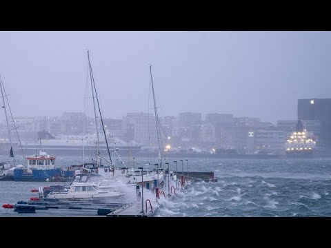Norvège : le pays frappé par la tempête Ingunn