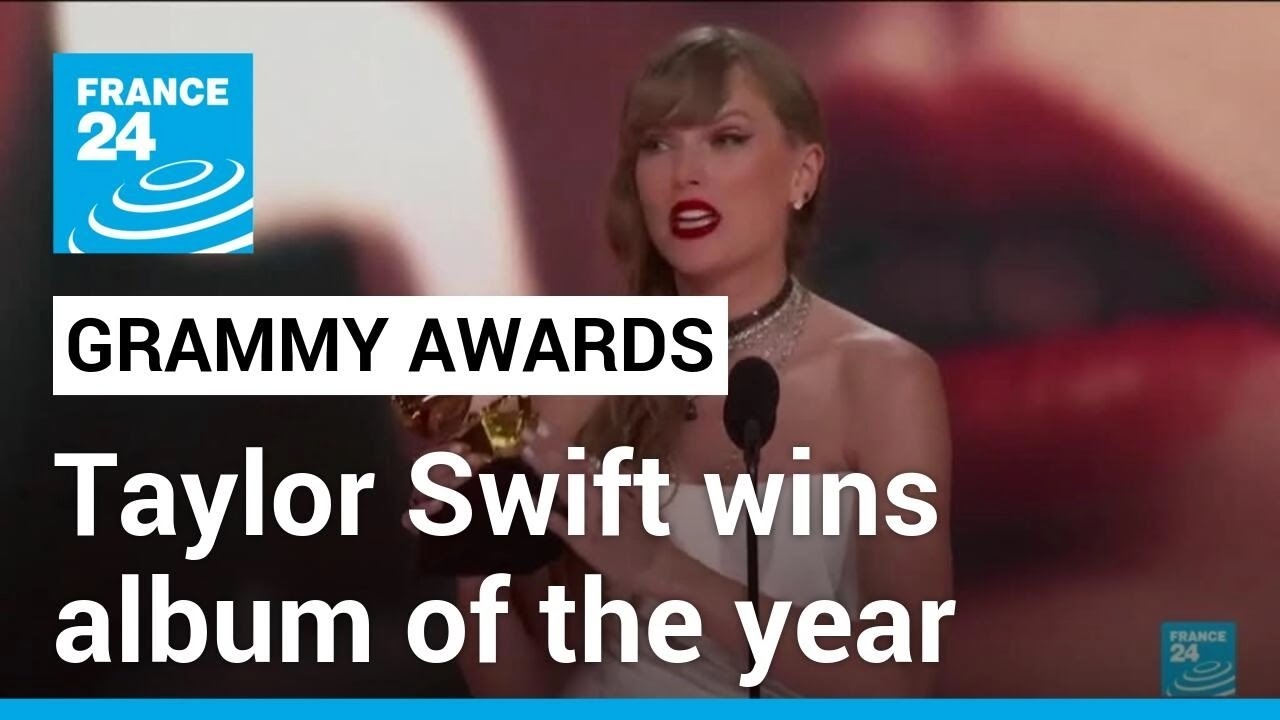 Taylor Swift wins album of the year at the Grammy Awards for the fourth time • FRANCE 24 English