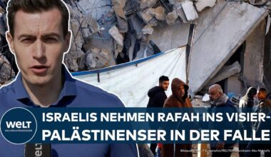 KAMPF UM GAZA: Israelische Armee prescht Richtung Rafah vor - Palästinenser verzweifelt | WELT Thema