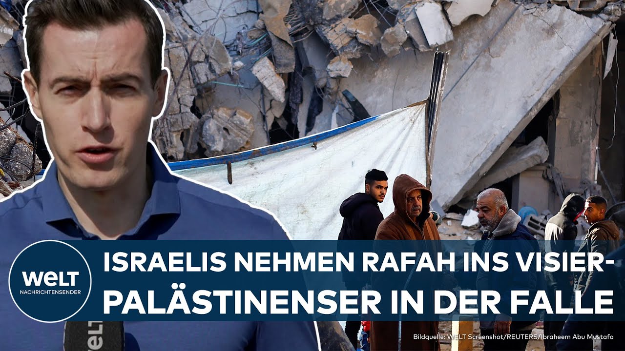 KAMPF UM GAZA: Israelische Armee prescht Richtung Rafah vor - Palästinenser verzweifelt | WELT Thema