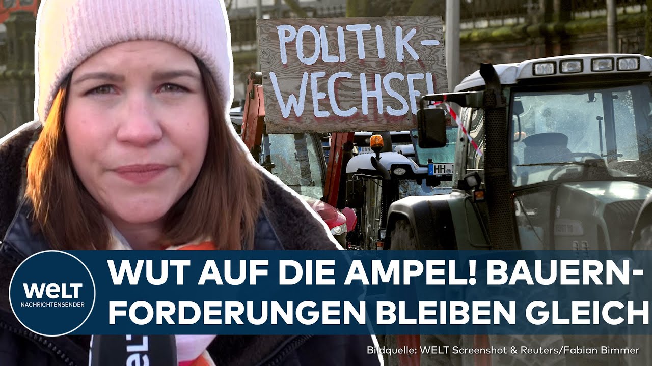 BAUERNPROTEST IN STUTTGART: Polizei stoppt Traktor-Konvoi auf A81 – Landwirte machen weiter Druck