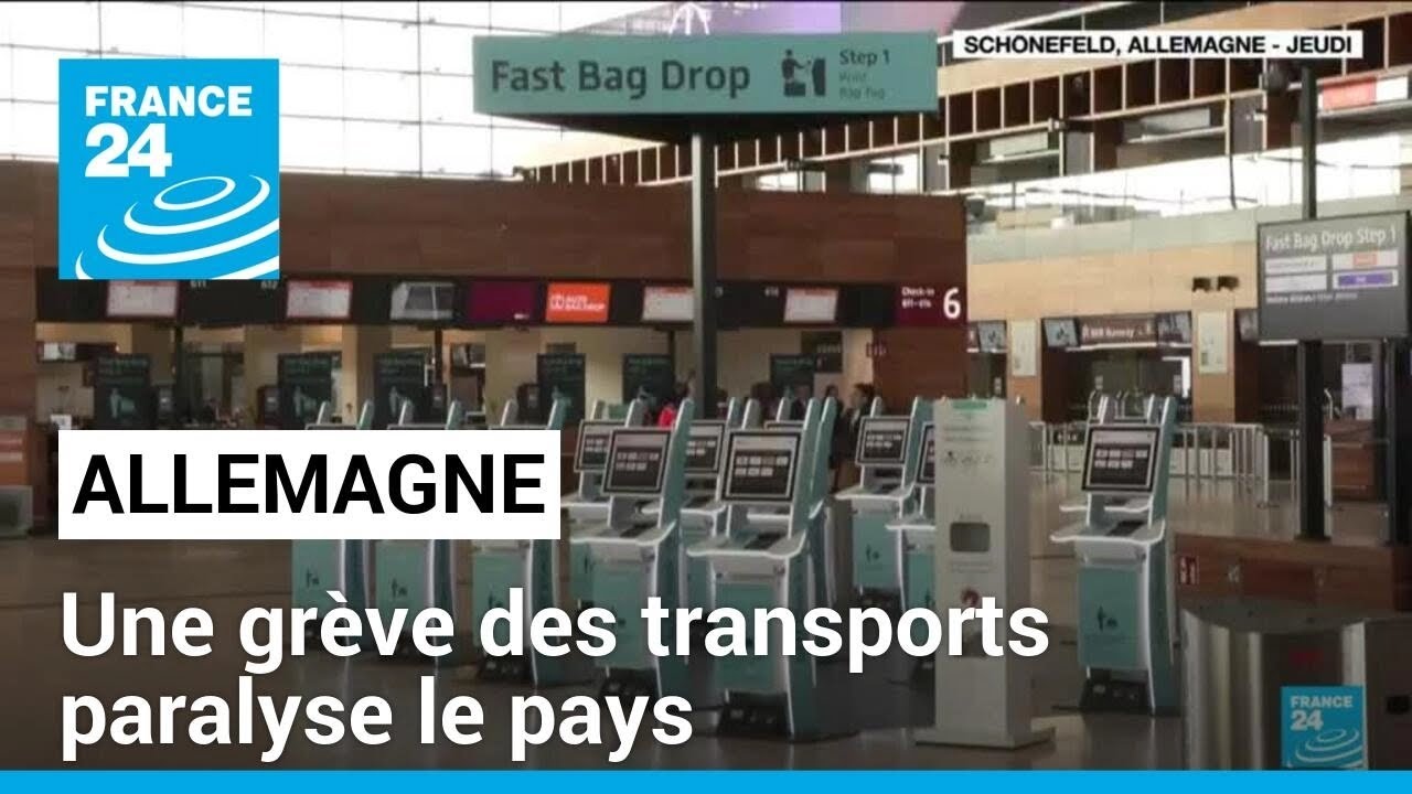 L'Allemagne de nouveau bloquée par une grève des transports • FRANCE 24