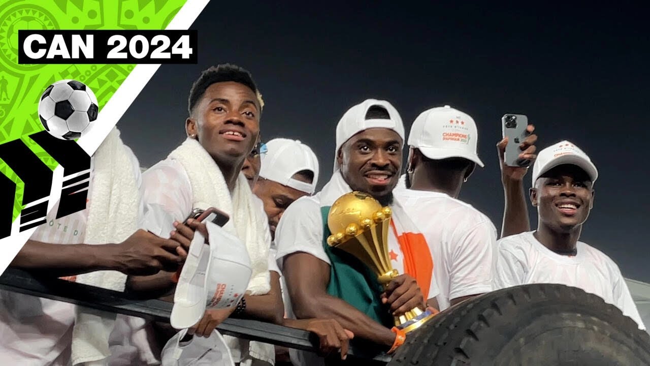 CAN 2024 : parade victorieuse des joueurs ivoiriens à Abidjan • FRANCE 24