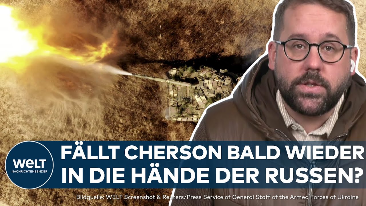 KAMPF UM CHERSON: Ukraine in Schwierigkeiten! An diesen Stellen prescht Russland immer weiter vor