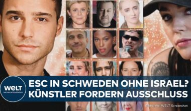 ESC IN SCHWEDEN: Künstler fordern Ausschluss von Israel vom Eurovision Song Contest wegen Gaza-Krieg
