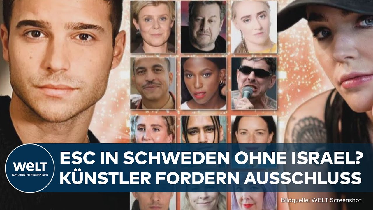 ESC IN SCHWEDEN: Künstler fordern Ausschluss von Israel vom Eurovision Song Contest wegen Gaza-Krieg