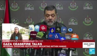 Internal divisions reportedly mounting in Hamas over possible ceasefire • FRANCE 24 English