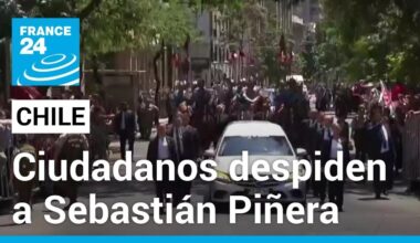 Chile dio el último adiós al expresidente Sebastián Piñera • FRANCE 24 Español