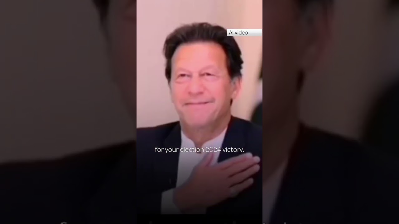 Imran Khan claims party election victory in AI video