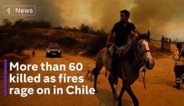 Fires kill at least 64 and cause widespread destruction in central Chile