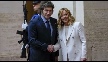 Premier déplacement à Rome pour le nouveau président argentin d'extrême droite