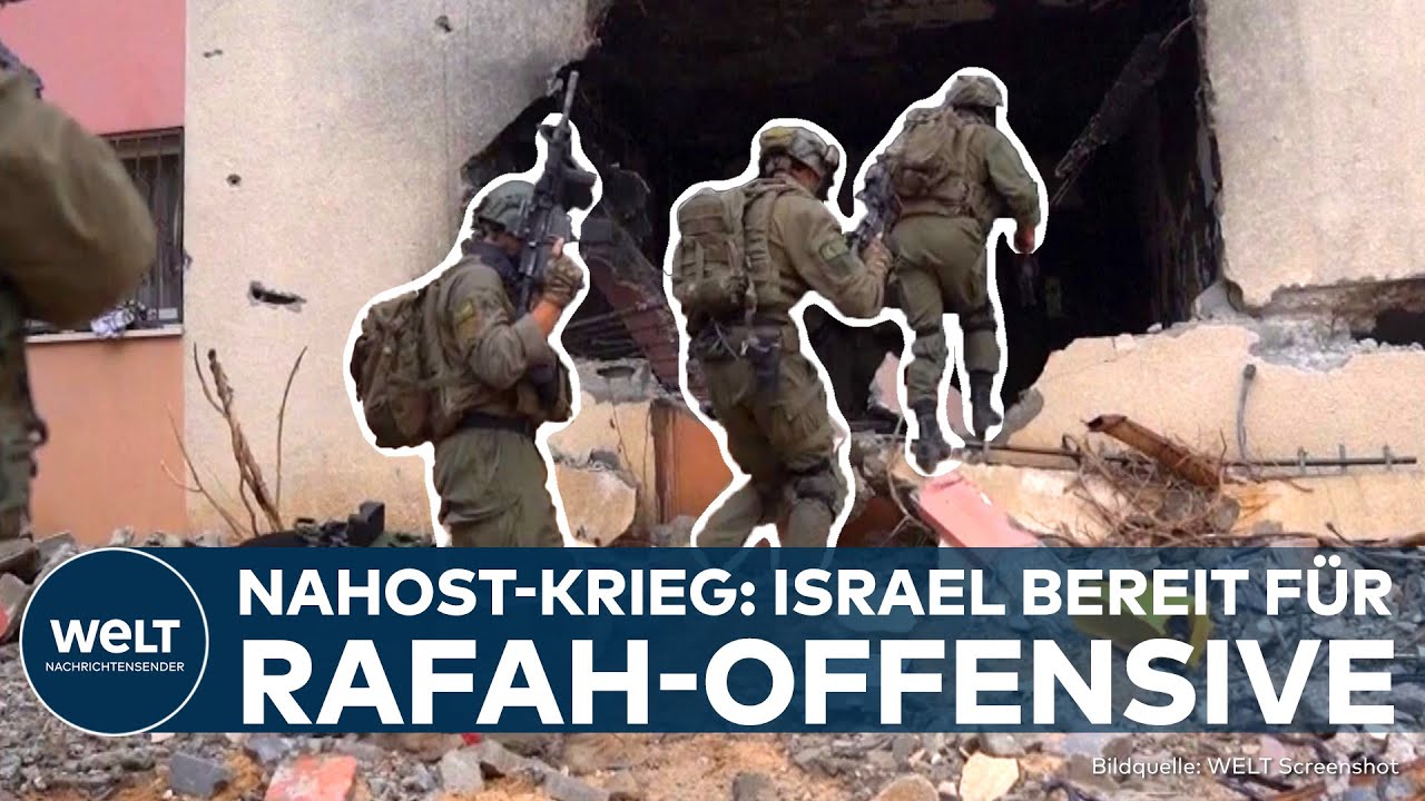 KRIEG IN NAHOST: Rafah-Offensive soll unmittelbar bevorstehen - Israel plant Flüchtlings-Zeltstädte
