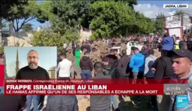 Un responsable du Hamas échappe à une frappe israélienne au Liban • FRANCE 24