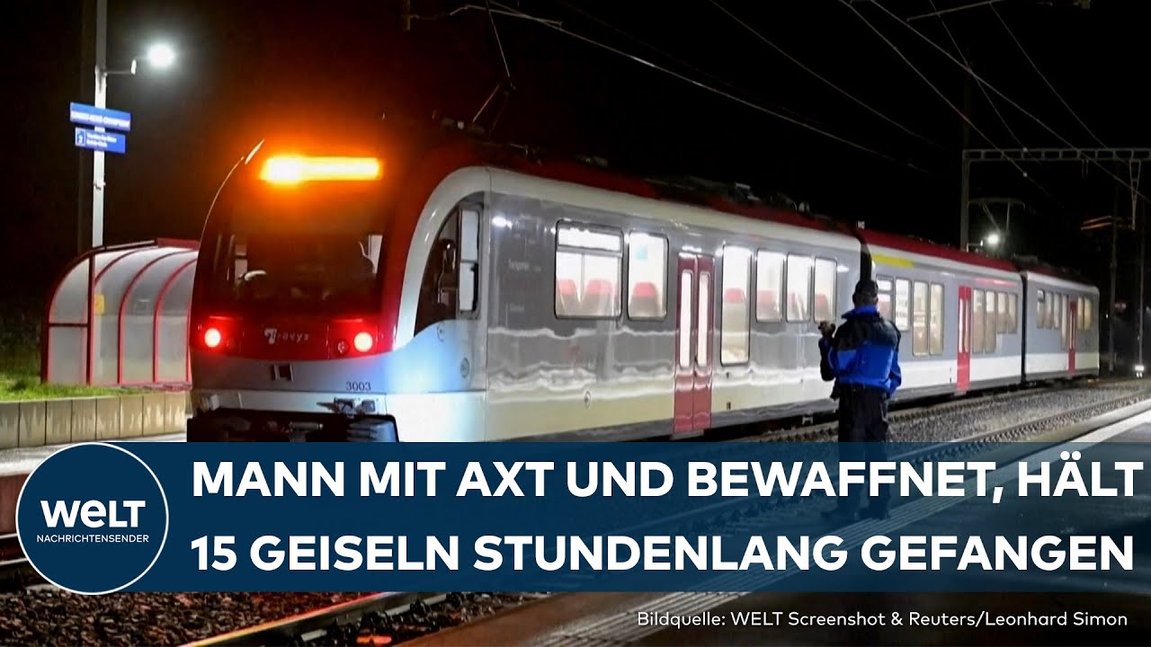 GEISEL-DRAMA IN DER SCHWEIZ: Polizei erschießt Geiselnehmer in Regionalzug – Motiv zunächst unklar