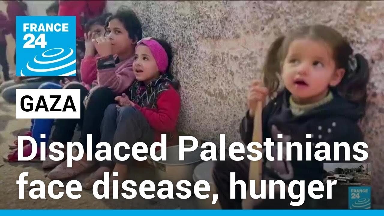 'We’re tired of this life': Displaced Palestinians in Gaza face disease and hunger • FRANCE 24