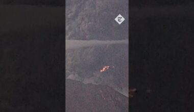 Volcanic lightning strikes as Sakurajima volcano erupts in Japan
