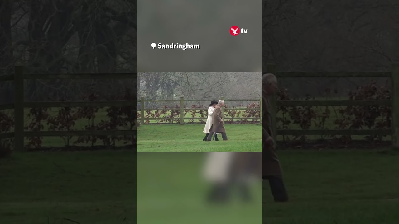 King Charles waves in first public outing since cancer diagnosis #shorts #news