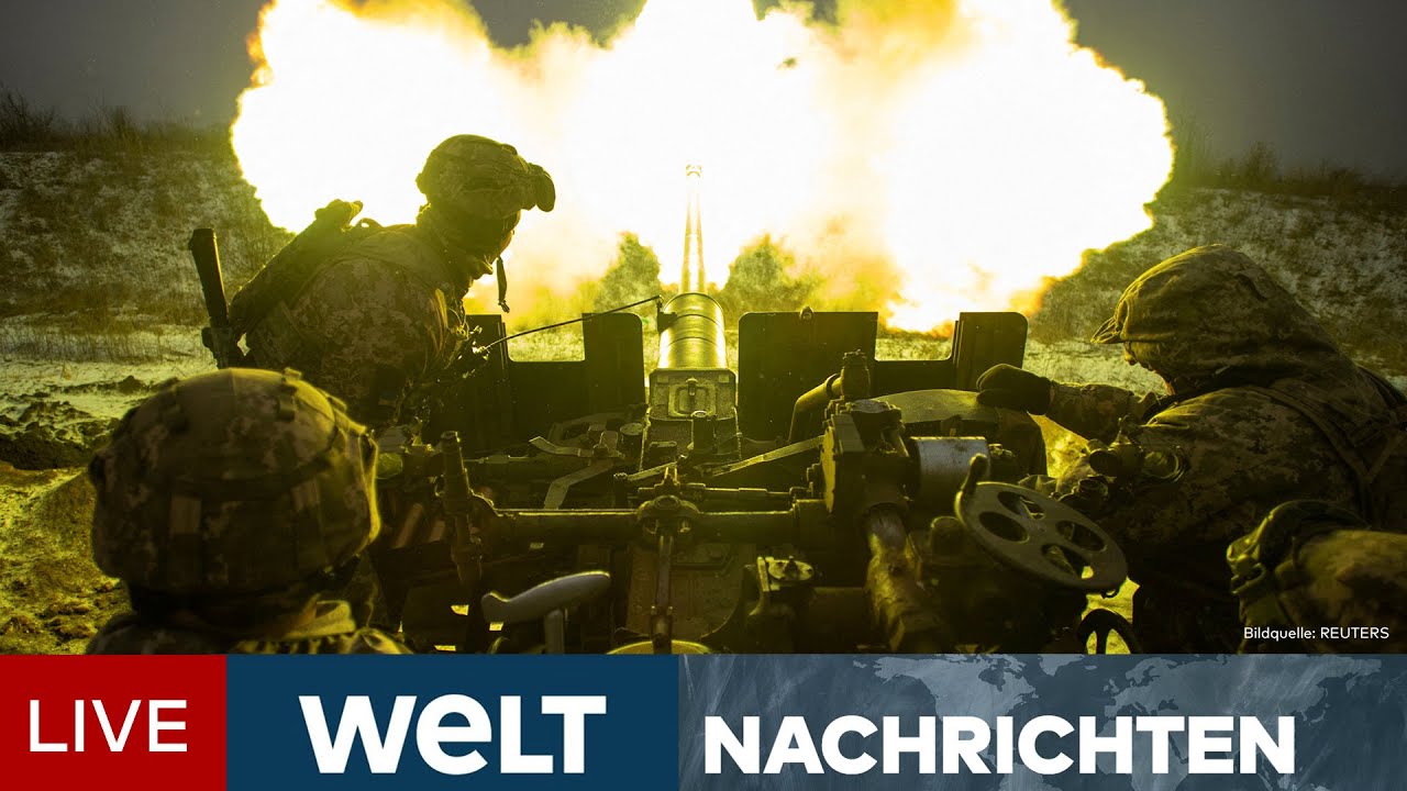 PUTINS KRIEG: Trommelfeuer an Ostfront - Ukrainer wehren verzweifelt Sturmangriffe ab | WELT Stream