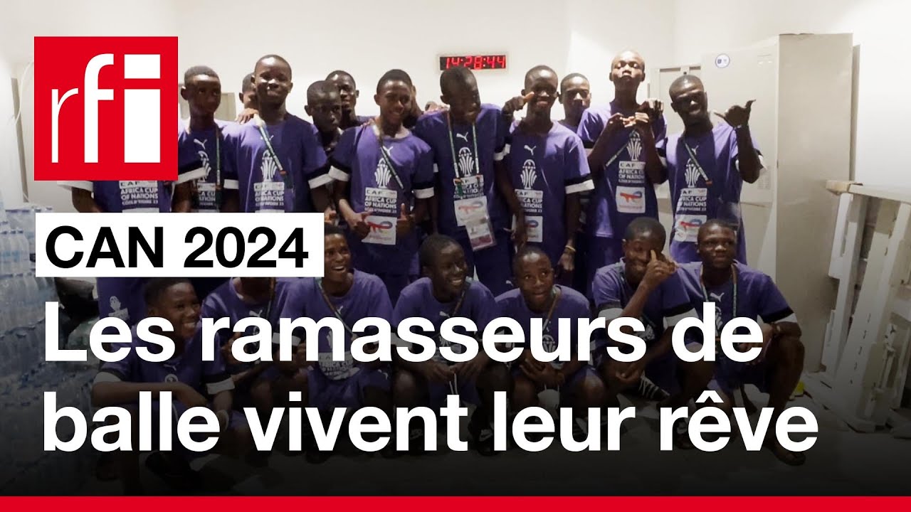 CAN 2024 : le rêve éveillé des ramasseurs de balle • RFI