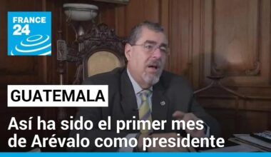 Guatemala: Arévalo cumple su primer mes como presidente tras complicaciones en su posesión