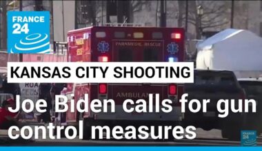 Joe Biden urges assault weapons ban after Super Bowl parade shooting • FRANCE 24 English