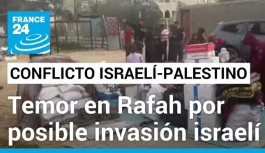 Gazatíes en Rafah se preguntan si evacuar o no ante la posible invasión terrestre de Israel