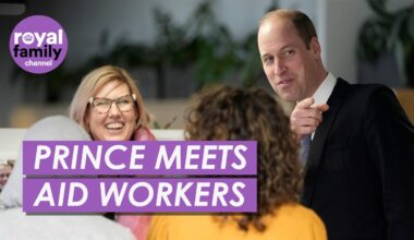 Prince William Visits Red Cross as Middle East War Rages