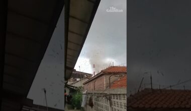 Indonesia: footage shows the moment West Java hit by unprecedented tornado