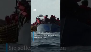 Italien darf in Albanien Flüchtlingslager bauen | DW Shorts