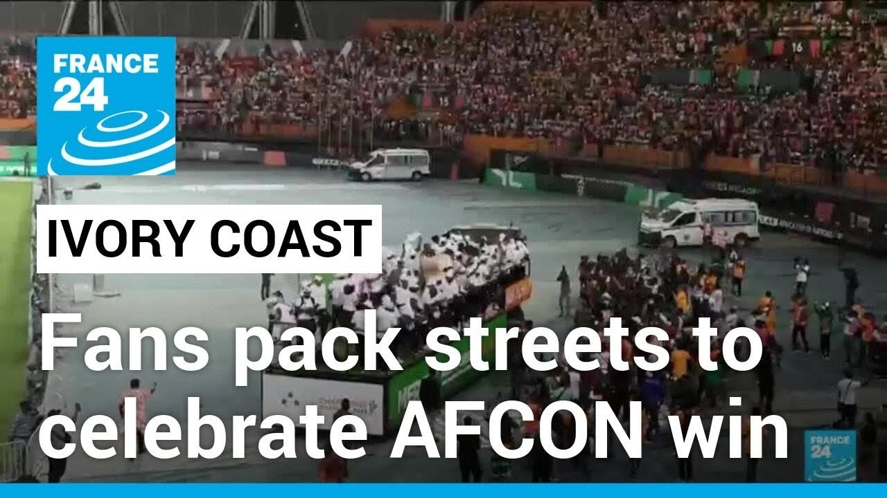 Jubilant fans take to streets to celebrate Ivory Coast’s AFCON victory • FRANCE 24 English