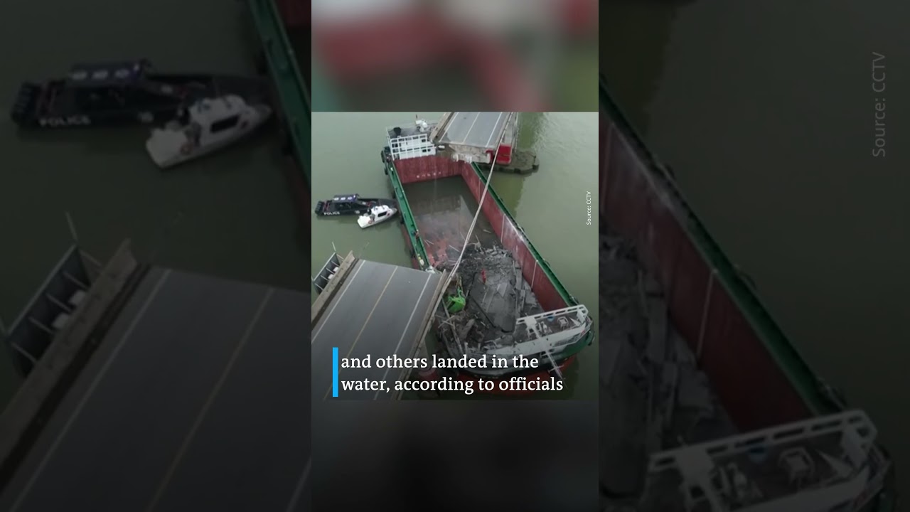 Bridge collapses in China’s Guangdong Province | DW News