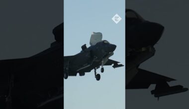 F-35B fighter jets arrive on HMS Prince of Wales aircraft carrier for major Nato exercise