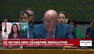 US 'looking increasingly isolated' at UN after veto of third ceasefire resolution • FRANCE 24