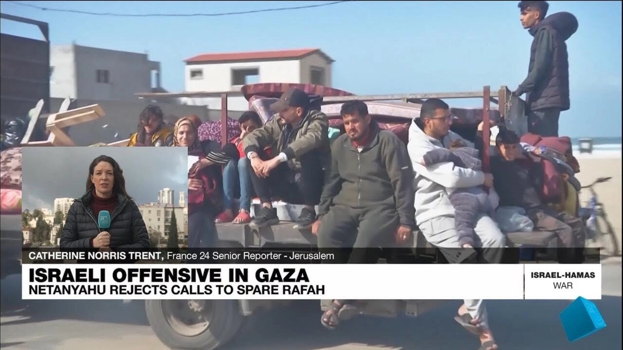 Israel says it won't carry out a major ground offensive 'without evacuating civilians' • FRANCE 24