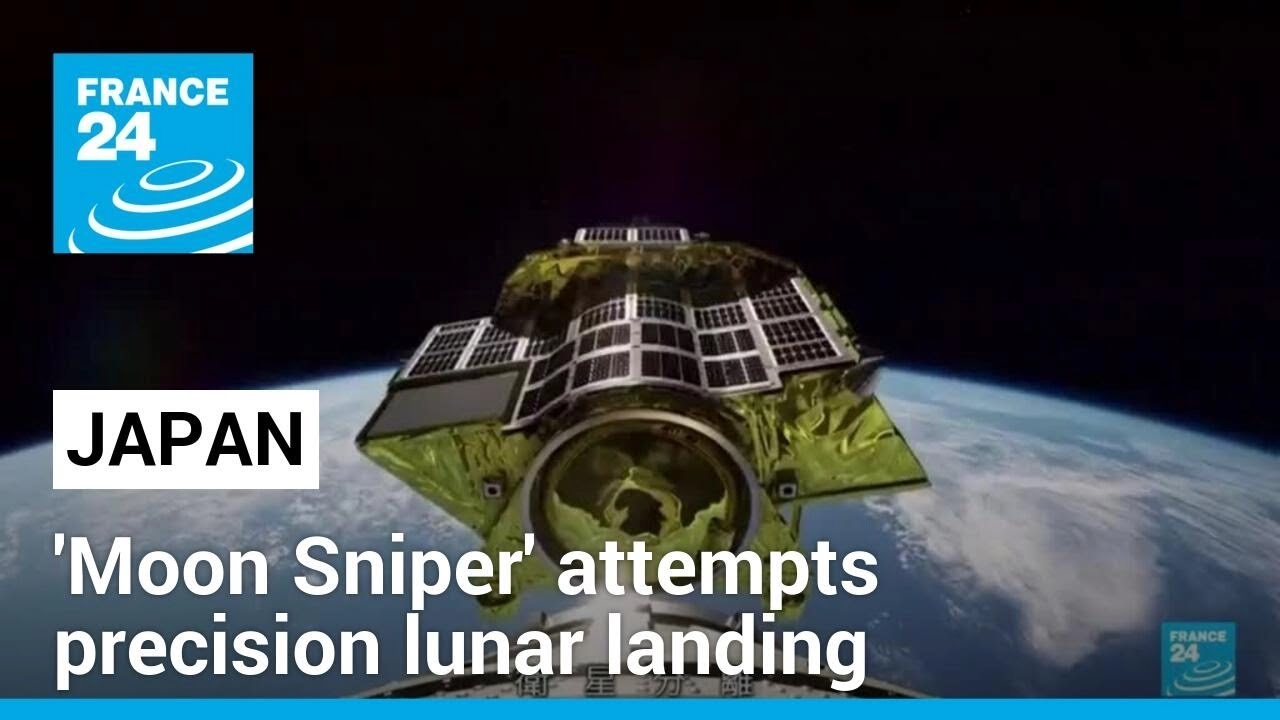 Japan's 'Moon Sniper' attempts precision lunar landing • FRANCE 24 English