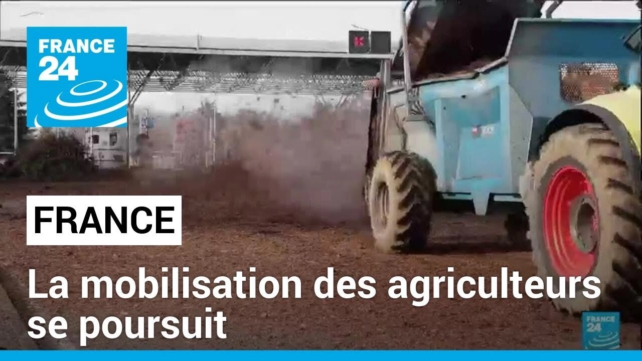 Malgré les annonces de Gabriel Attal, la mobilisation des agriculteurs se poursuit • FRANCE 24