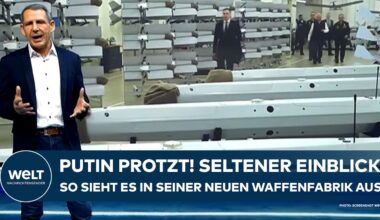 UKRAINE-KRIEG: Putin protzt! Seltener Einblick! So sieht die neue Waffenfabrik der Russen aus