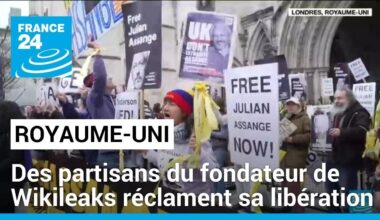 "Libérez Julian Assange" : des partisans du fondateur de Wikileaks réclament sa libération à Londres