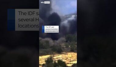 Israel-Hamas war: IDF 'has attacked Hezbollah targets in Lebanon'