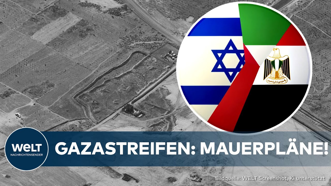 NAHOST-KRIEG: "Logistische Zone!" Mauerbau am Gaza-Streifen! Was Ägypten an der Grenze für Pläne hat