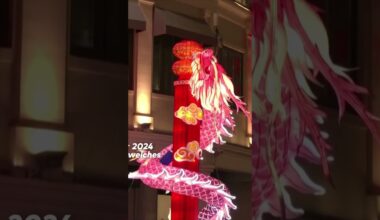 LICHTERZAUBER IN CHINA: Das Laternenfest 2024 in Shanghai - Das Jahr des Drachen!