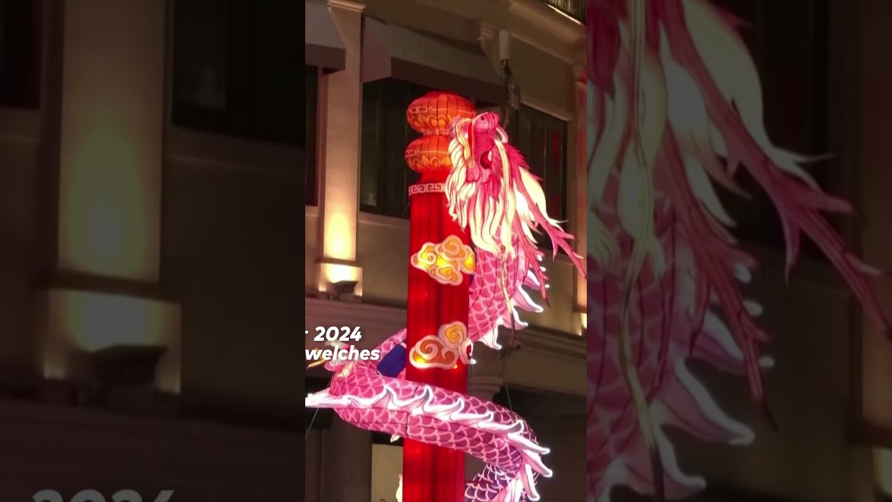 LICHTERZAUBER IN CHINA: Das Laternenfest 2024 in Shanghai - Das Jahr des Drachen!