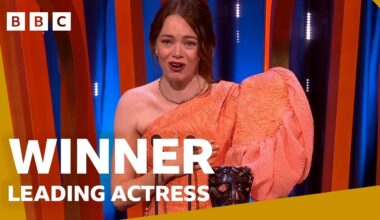 Emma Stone wins Leading Actress | BAFTA Film Awards 2024 - BBC
