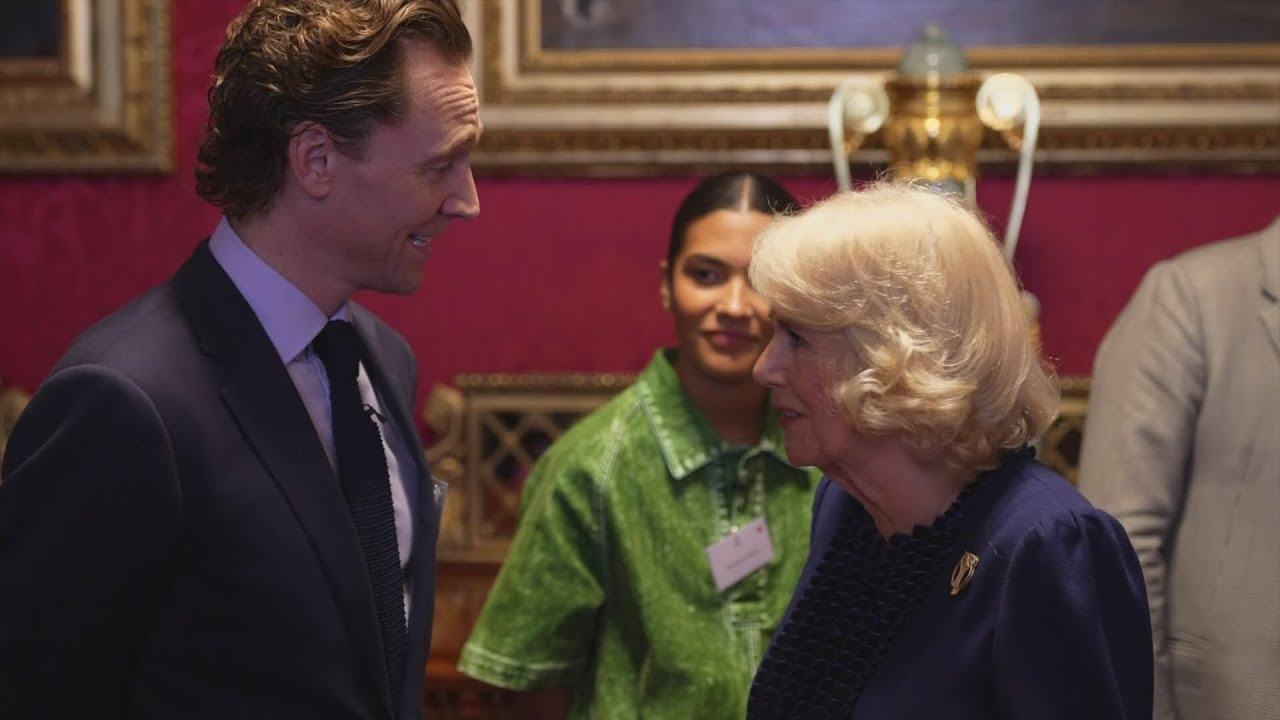 Camilla hosts film stars at Buckingham Palace reception