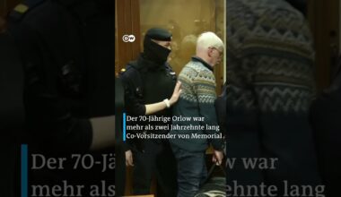 Kreml-Kritiker Oleg Orlow zu Haftstrafe verurteilt | DW Shorts