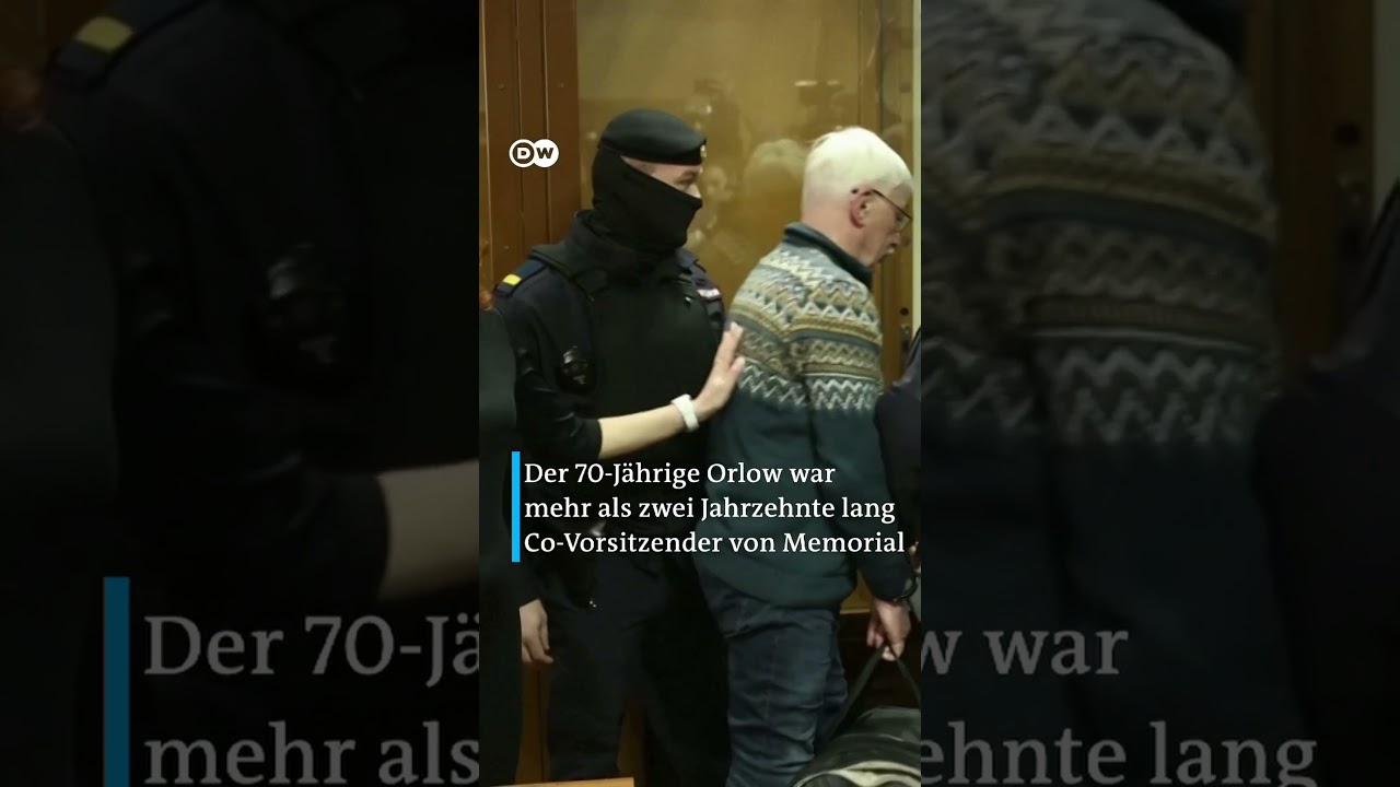 Kreml-Kritiker Oleg Orlow zu Haftstrafe verurteilt | DW Shorts