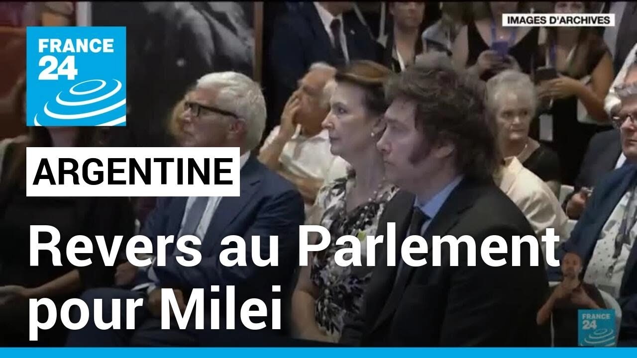 Argentine: revers au Parlement pour les réformes dérégulatrices de Javier Milei • FRANCE 24