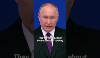 Putin warns of nuclear war risk if NATO troops are sent to Ukraine #shorts