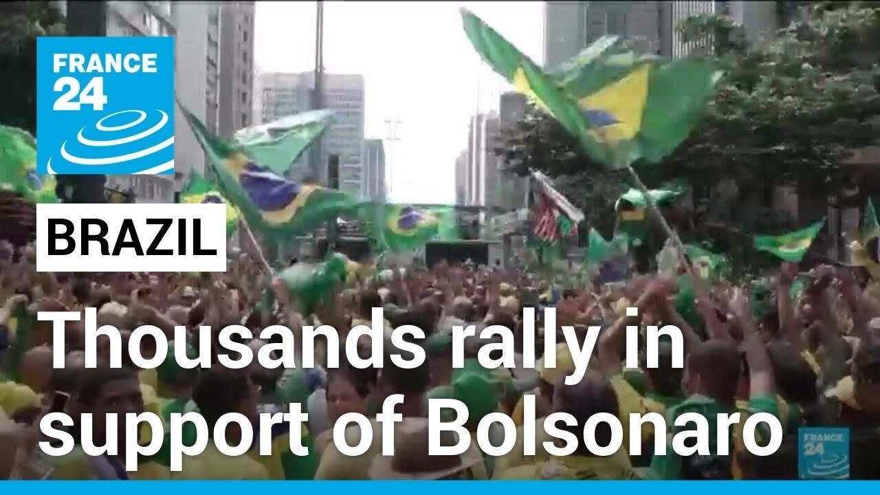 Thousands rally for Brazil's Bolsonaro amid legal firestorm • FRANCE 24 English